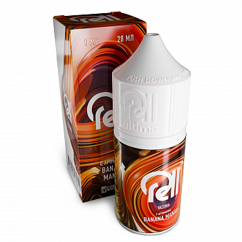 Жидкость для ЭСДН RELL ULTIMA  "Banana Mango" 3мл 0мг.